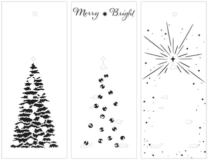 Gabari à calques superposés Le grand sapin de Noël de Crafters Workshop
