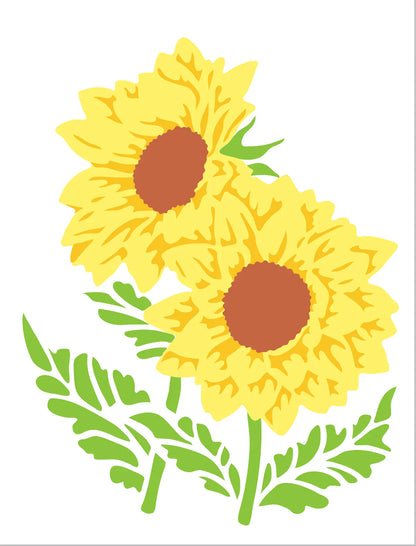 The Crafters Workshop Layered Sunflowers