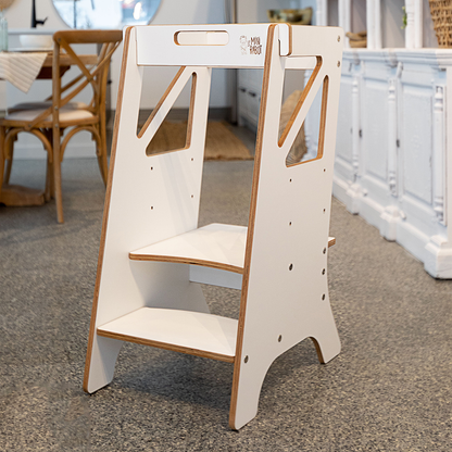 Évolutive wooden learning tower for children - The Mini Chef