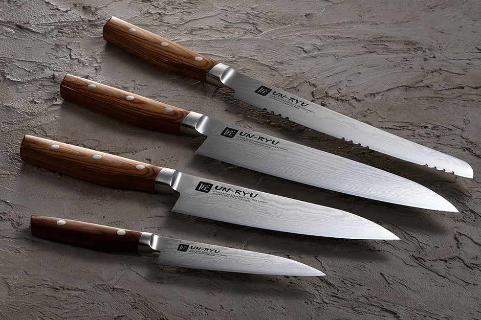 Un-Ryu VG-10 Gyuto Knife 210 mm | 33‑Layer, Damuscus steel