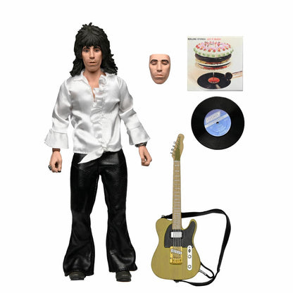 The Rolling Stones - Figurine articulée en tissu de 8 pouces - Keith Richards (1975) (Précommande Fév/Mar 2026)