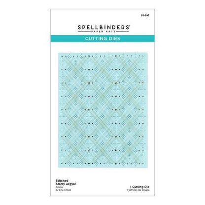 Matrices de découpe étoilées Argyle cousues de la Collection de Noël