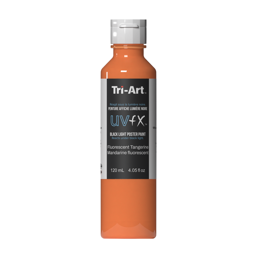 UVFX Black Light Poster Paint - Fluorescent Tangerine
