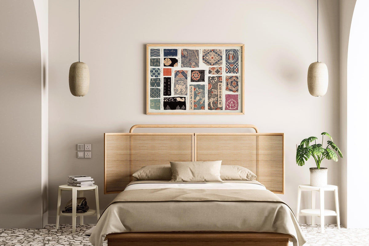 Shigeo Inobe Japanese Art Print: Insignia Giclee on Etching Paper