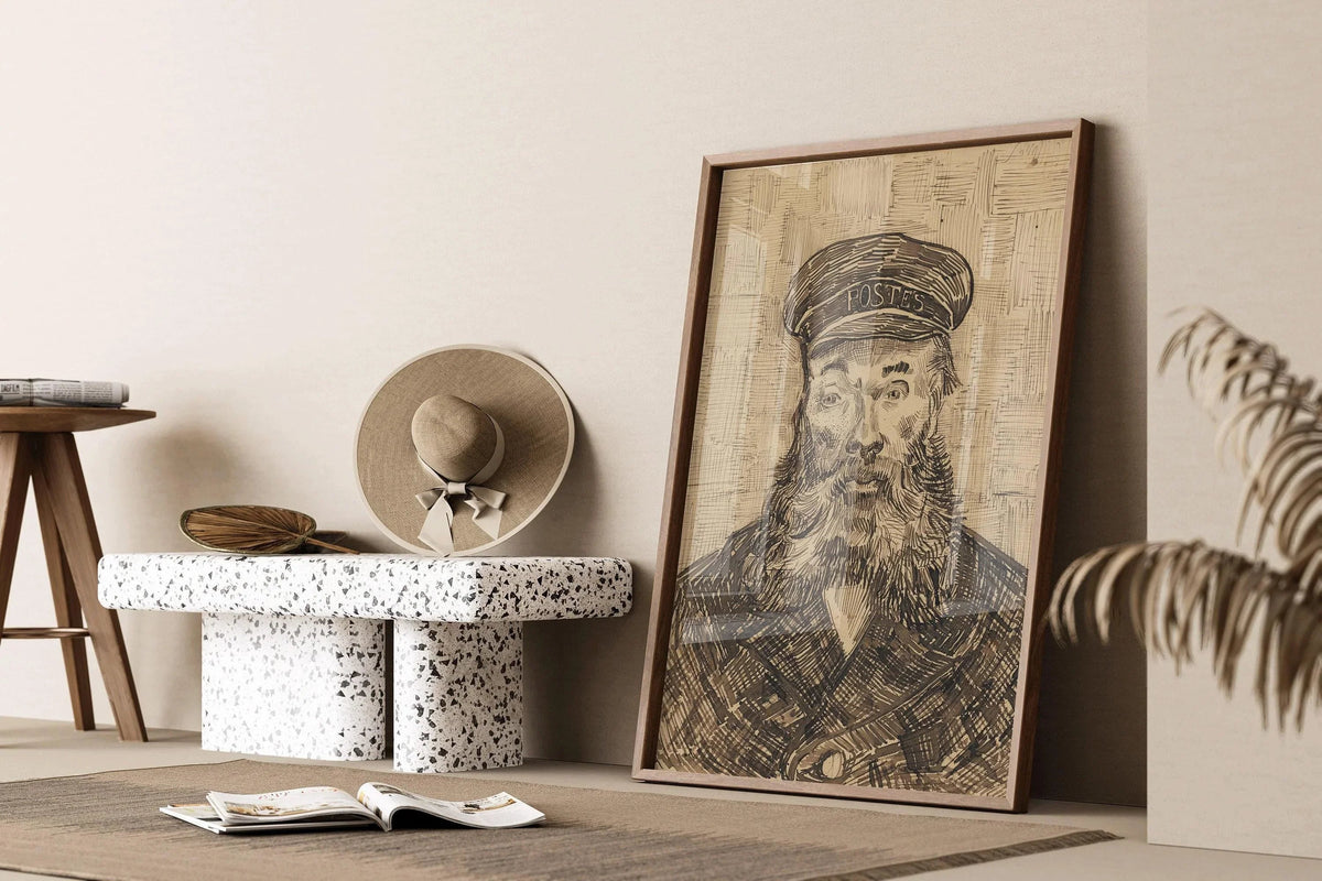 Van Gogh Postman Print: Impressionist Fine Art, Giclee on Hahnemuhle Paper