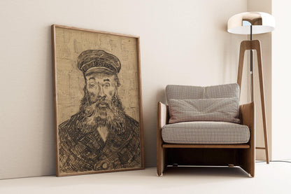 Van Gogh Postman Print: Impressionist Fine Art, Giclee on Hahnemuhle Paper