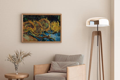 Van Gogh Sunflowers Art Print: Giclee Fine Art, Handframed Option