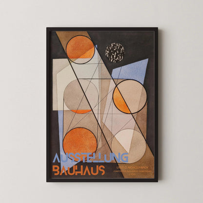 Bauhaus Exhibition Poster: L√°szl√≥ Moholy-Nagy Geometric Art Print