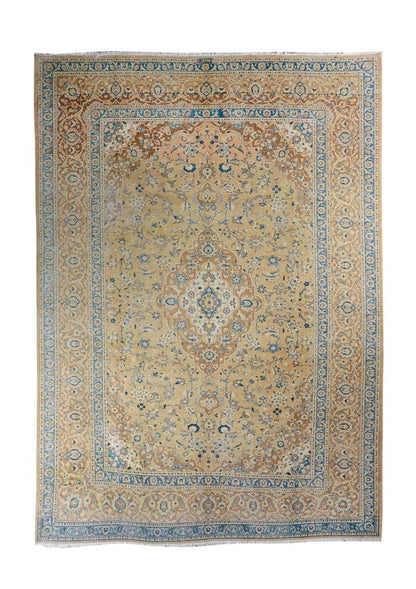 Vintage Kashan Rug | 7' 10" x 10' 11"