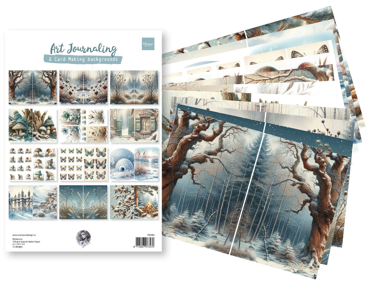 Marianne Design - Ensemble Hivernal Art Journaling par Fairybells