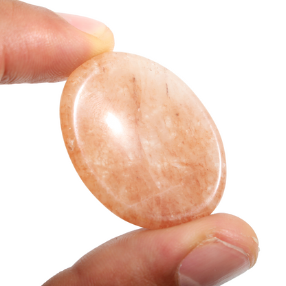 Peach Aventurine Worry Stone - 5 Pack