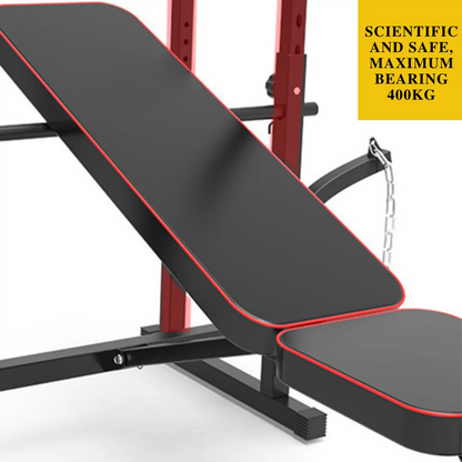 Adjustable Workout Bench with Weight Sets