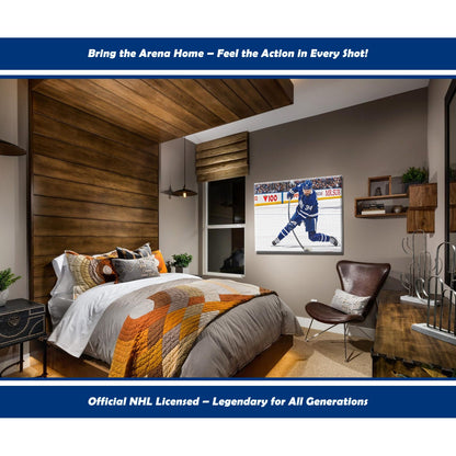 Auston Matthews Slapshot Toronto Hockey NHL Licensed Canvas