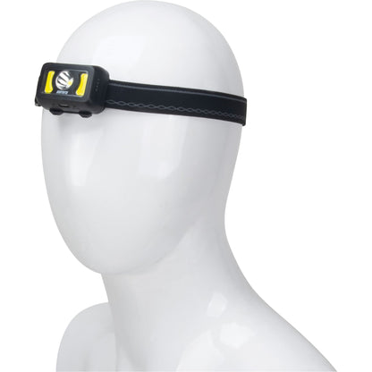 Lampe frontale, DEL, 350 lumens, 2 h d'autonomie, piles rechargeables